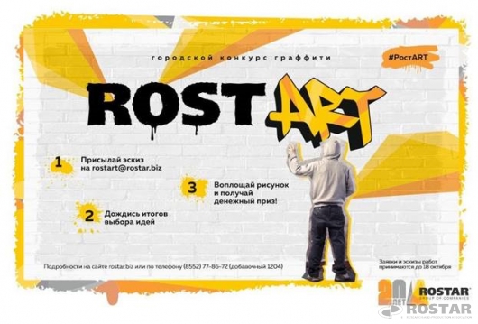 Городской конкурс граффити «РостART»