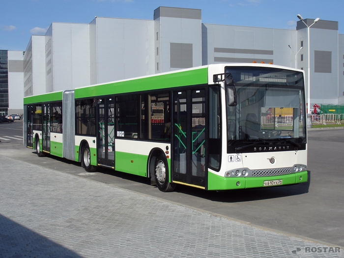 «Volzhanin» has presented a new jointed bus "CityRhythm-18"